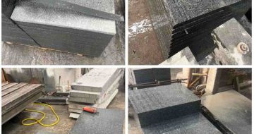 鸡西 芝麻黑地铺石材