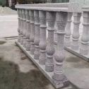 鸡西 芝麻白圆形光面花瓶柱，栏杆