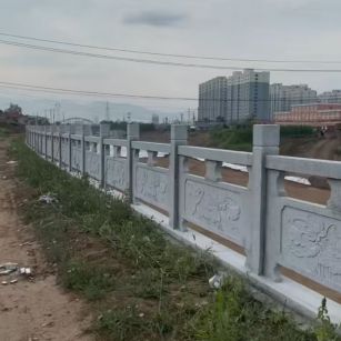 鸡西 石材河道栏杆