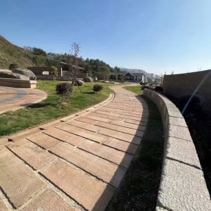 鸡西仿古石铺装效果