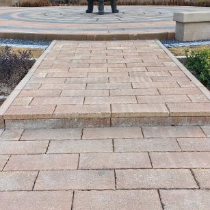 鸡西仿古石铺装效果