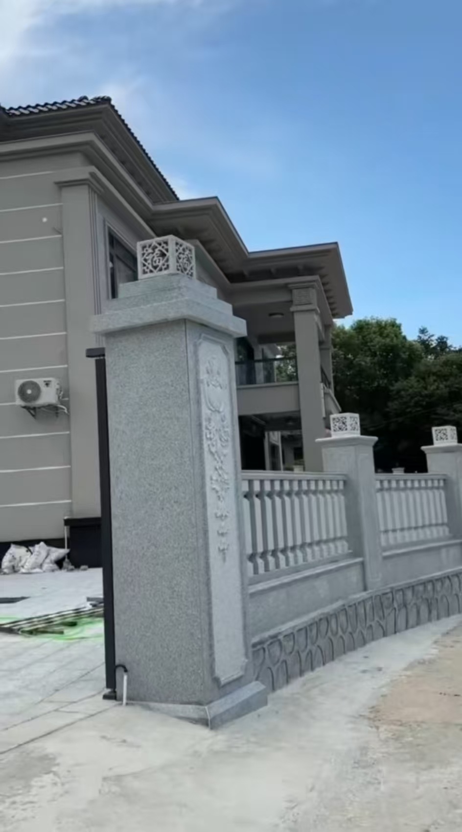 鸡西 芝麻白别墅围墙栏杆，私人订制