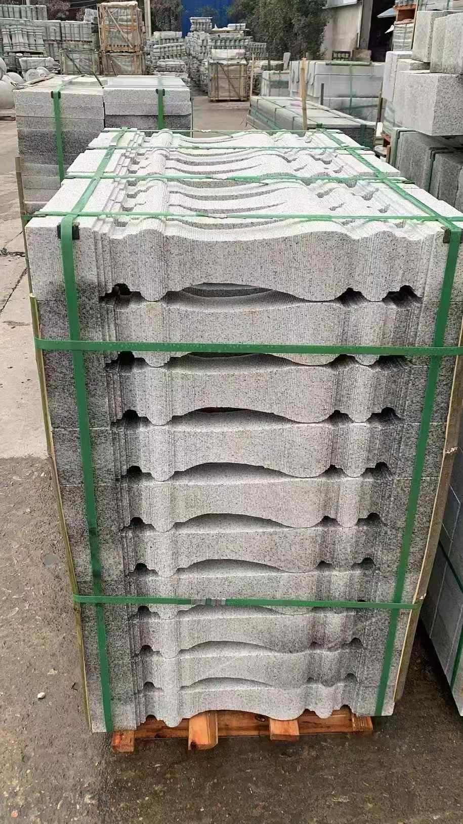 鸡西 芝麻白方形拉丝面，栏杆花瓶柱