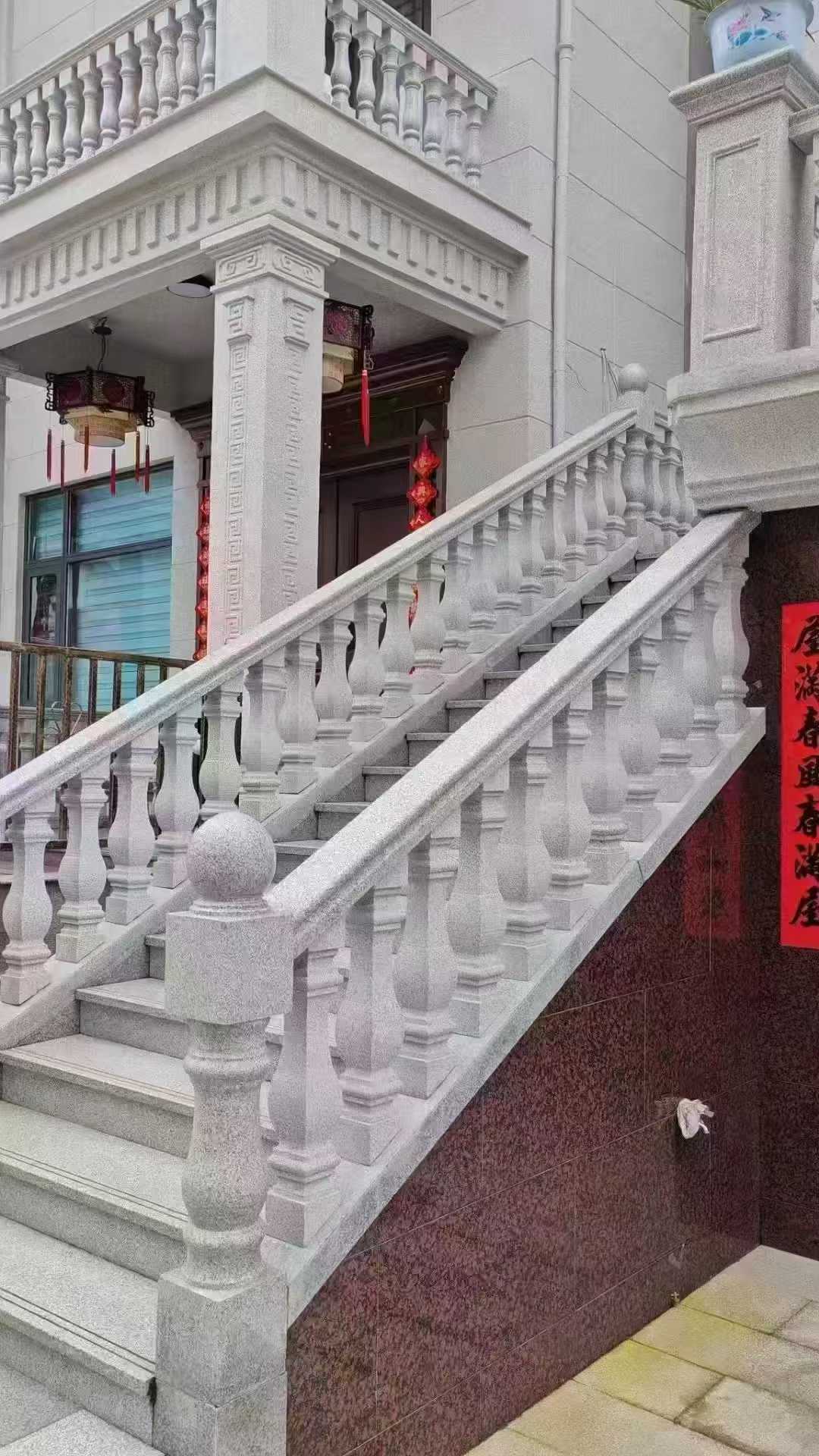 鸡西 天然石材 阳台庭院护栏、栏杆