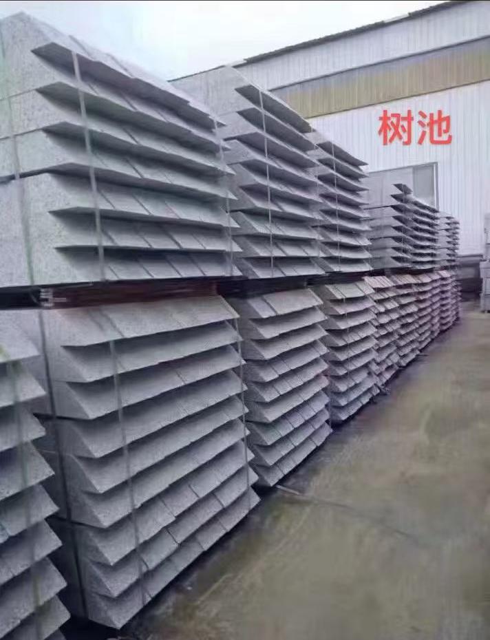 鸡西 芝麻灰切头树池