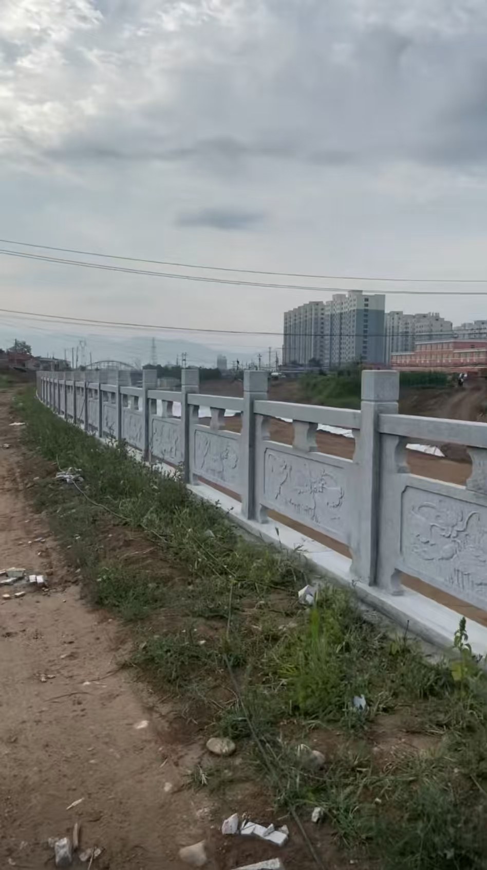 鸡西 石材河道栏杆